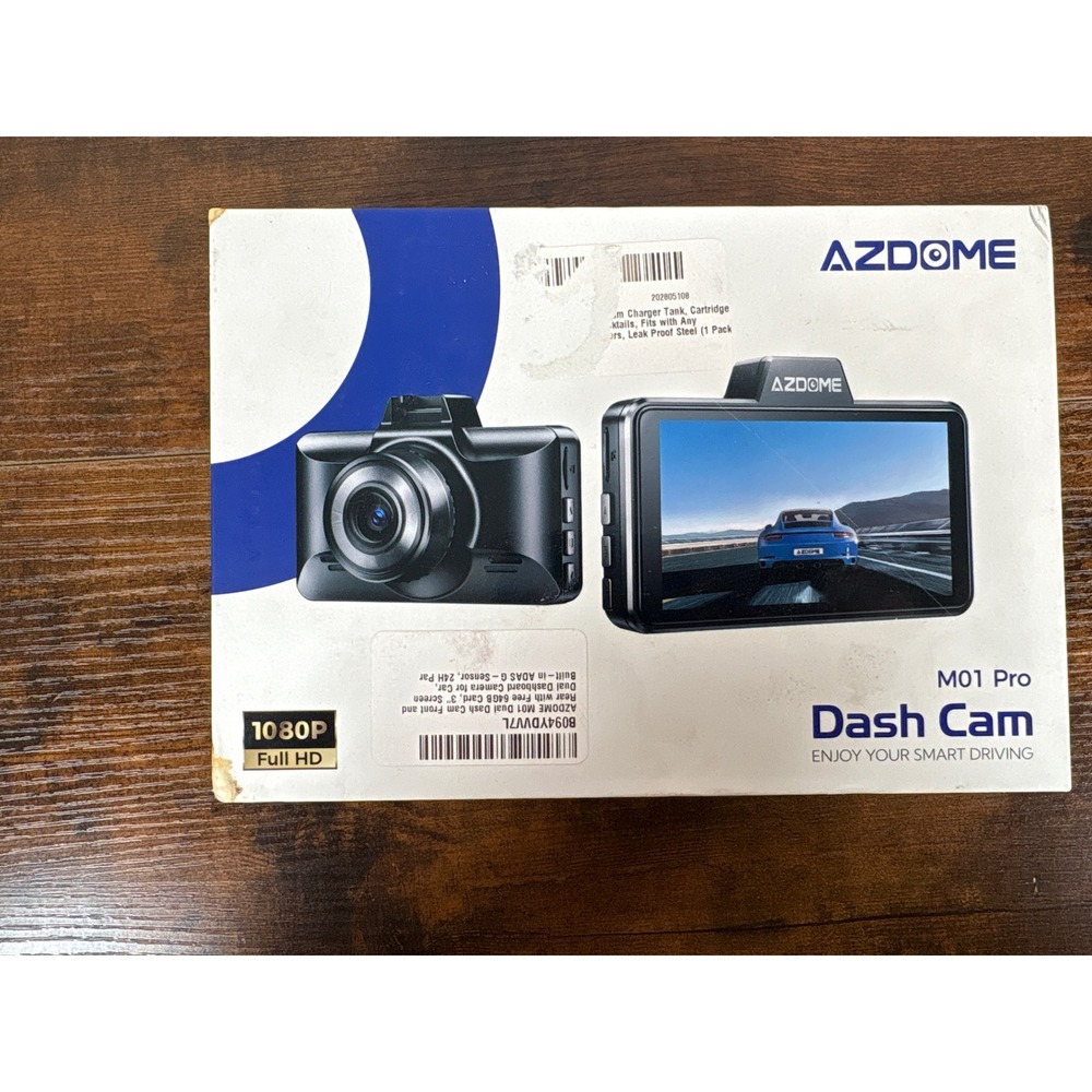 AZDOME M01 Pro Dash Cam 1080P Full HD‎ 3 inch IPS Screen Dual Dashboard Camera